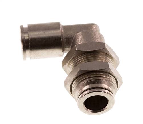 8mm 90 Grad Winkel Steckverschraubung Messing NBR Schott