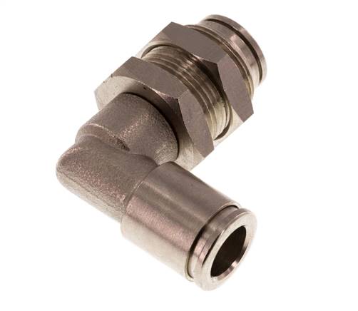 8mm 90 Grad Winkel Steckverschraubung Messing NBR Schott