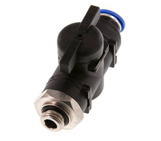 2-Wege-Kugelhahn in gerader Ausführung 10 mm - G1/4'' Kunststoff/Messing