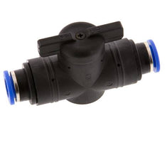 2-Wege-Kugelhahn, gerade, 10 mm, Kunststoff/Messing