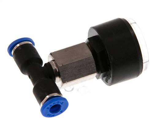 Druckmessgerät 4mm Union gerade 0-10 bar (0-145psi)