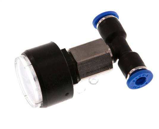 Druckmessgerät 4mm Union gerade 0-10 bar (0-145psi)