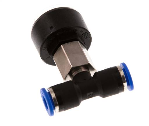 Druckmessgerät 6mm Union gerade 0-16 bar (0-232psi)