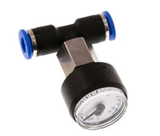 Druckmessgerät 6mm Union gerade 0-16 bar (0-232psi)