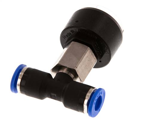 Druckmessgerät 6mm Union gerade 0-16 bar (0-232psi)