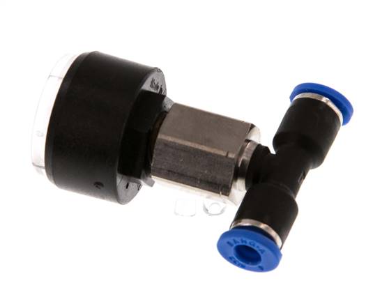 Druckmessgerät 4mm Union gerade 0-10 bar (0-145psi)