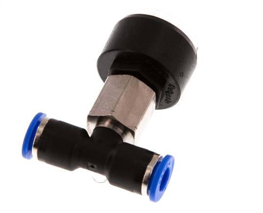 Manometer 6mm Union gerade 0-10 bar (0-145psi)