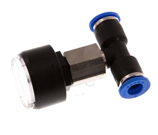 Druckmessgerät 6mm Union gerade 0-16 bar (0-232psi)