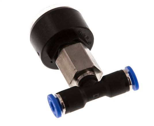 Druckmessgerät 4mm Union gerade 0-10 bar (0-145psi)