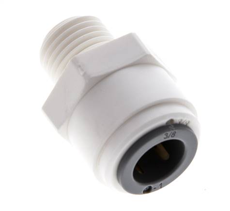 3/8'' x R1/4'' Steckverschraubung mit Außengewinde POM EPDM [5 Stück]
