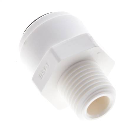 3/8'' x R1/4'' Steckverschraubung mit Außengewinde POM EPDM [5 Stück]