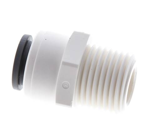 1/2'' x 1/2'' NPT Steckverschraubung mit Außengewinde POM EPDM [5 Stück]