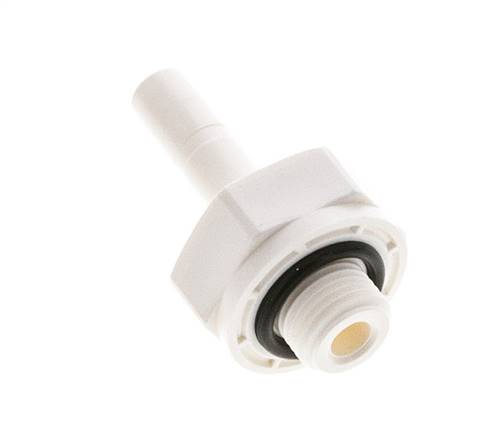 6mm x G1/8'' Steckfitting mit Außengewinde POM EPDM [10 Stück]