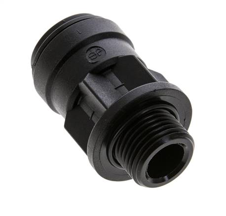 18mm x G1/2'' Steckverschraubung mit Außengewinde Messing NBR
