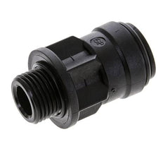 18mm x G1/2'' Steckverschraubung mit Außengewinde Messing NBR