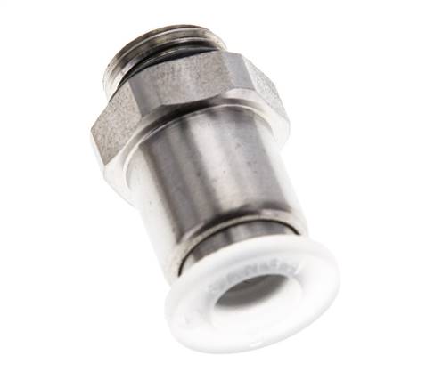 6mm x G1/8'' Steckverschraubung mit Außengewinde PA/Edelstahl EPDM