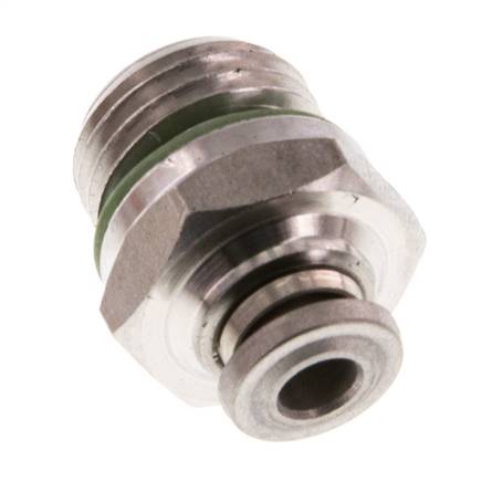 4mm x G1/4'' Steckverschraubung mit Außengewinde Edelstahl FKM