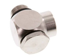 G1/2'' Messing vernickelt Banjo Fitting mit Außen- und Innengewinde mit Hohlschraube mit O-Ring drehbar