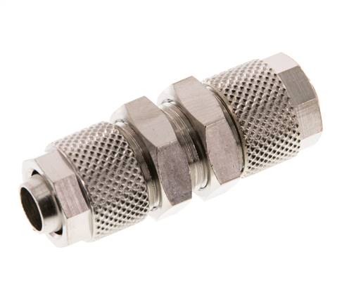 10x8 Vernickelte Messing Gerade Aufsteckverschraubung Schott