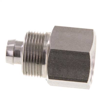 10x8 & G3/8'' Edelstahl 1.4571 Gerade Aufsteckverschraubung mit Innengewinde