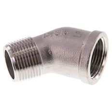 Rp 3/4'' x R 3/4'' F/M Edelstahl 45 Grad Winkelverschraubung 16 Bar