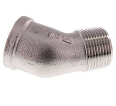 Rp 3/4'' x R 3/4'' F/M Edelstahl 45 Grad Winkelverschraubung 16 Bar
