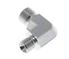 90 Grad abgewinkelte Reduzierverschraubung G3/8'' x G1/2'' Hochdruckstahl 60° Konus 325bar (4566.25psi) Hydraulik