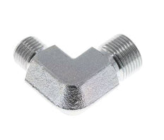 90 Grad abgewinkelte Reduzierverschraubung G3/8'' x G1/2'' Hochdruckstahl 60° Konus 325bar (4566.25psi) Hydraulik