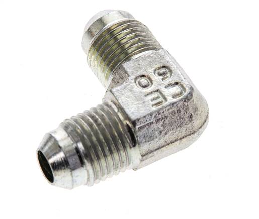 90 Grad JIC-Winkelfitting UNF 1/2''-20 Außengewinde Stahl 450 bar (6322,5 psi)