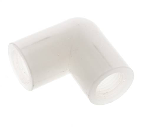 90 Grad abgewinkeltes Fitting G1/4'' Innengewinde PVDF 10bar (140,5psi) FDA