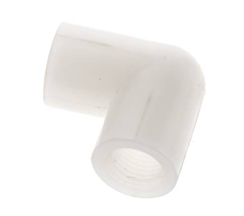 90 Grad abgewinkeltes Fitting G1/4'' Innengewinde PVDF 10bar (140,5psi) FDA