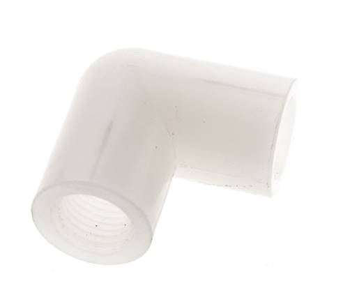 90 Grad abgewinkeltes Fitting G1/4'' Innengewinde PVDF 10bar (140,5psi) FDA