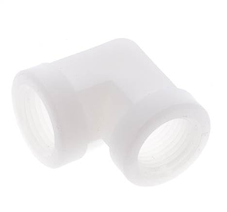 90 Grad abgewinkelte Verschraubung G1/2'' Innengewinde Polypropylen (pp) 10bar (140,5psi) FDA