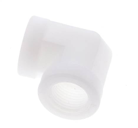 90 Grad abgewinkelte Verschraubung G1/2'' Innengewinde Polypropylen (pp) 10bar (140,5psi) FDA