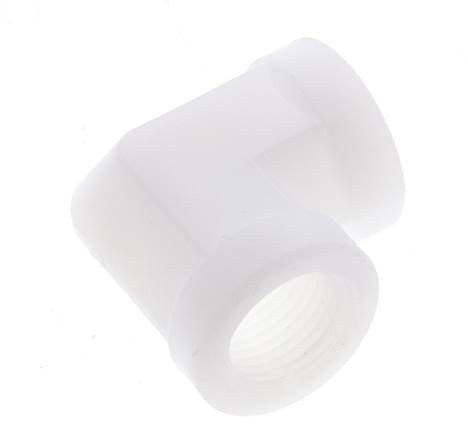 90 Grad abgewinkelte Verschraubung G1/2'' Innengewinde Polypropylen (pp) 10bar (140,5psi) FDA