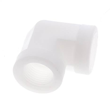 90 Grad abgewinkelte Verschraubung G1/2'' Innengewinde Polypropylen (pp) 10bar (140,5psi) FDA