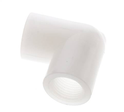 90 Grad abgewinkeltes Fitting G1/2'' Innengewinde PVDF 10bar (140,5psi) FDA