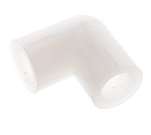90 Grad abgewinkeltes Anschlussstück G3/8'' Innengewinde PVDF 10bar (140,5psi) FDA