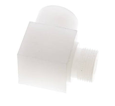90 Grad abgewinkeltes Fitting G3/4'' Außengewinde x Innengewinde PVDF 10bar (140,5psi) FDA