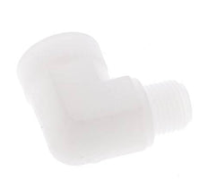 90 Grad abgewinkeltes Fitting G1/8'' Außengewinde x Innengewinde Polypropylen (pp) 10bar (140,5psi) FDA