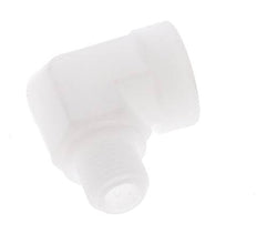 90 Grad abgewinkeltes Fitting G1/8'' Außengewinde x Innengewinde Polypropylen (pp) 10bar (140,5psi) FDA
