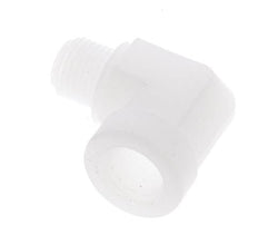 90 Grad abgewinkeltes Fitting G1/8'' Außengewinde x Innengewinde Polypropylen (pp) 10bar (140,5psi) FDA