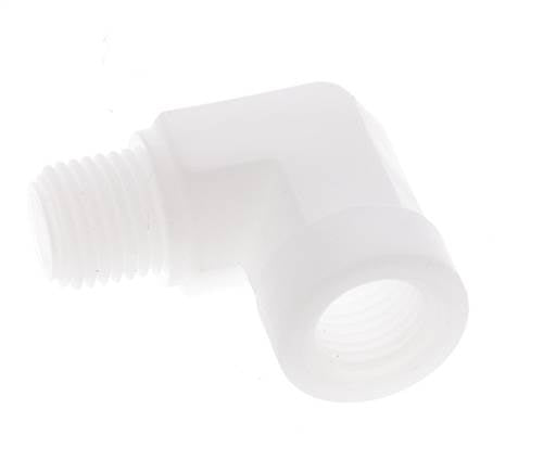90 Grad abgewinkeltes Anschlussstück G1/4'' Außengewinde x Innengewinde Polypropylen (pp) 10bar (140,5psi) FDA