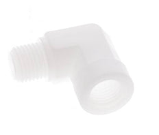 90 Grad abgewinkeltes Anschlussstück G1/4'' Außengewinde x Innengewinde Polypropylen (pp) 10bar (140,5psi) FDA