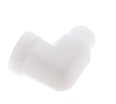90 Grad abgewinkeltes Anschlussstück G3/8'' Außengewinde x Innengewinde Polypropylen (pp) 10 bar (140,5 psi) FDA