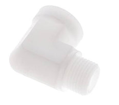 90 Grad abgewinkeltes Anschlussstück G1/2'' Außengewinde x Innengewinde Polypropylen (pp) 10bar (140,5psi) FDA