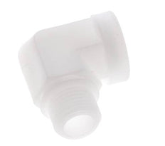 90 Grad abgewinkeltes Anschlussstück G1/2'' Außengewinde x Innengewinde Polypropylen (pp) 10bar (140,5psi) FDA