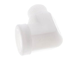 90 Grad abgewinkeltes Anschlussstück G1/2'' Außengewinde x Innengewinde Polypropylen (pp) 10bar (140,5psi) FDA