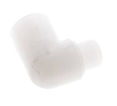 90 Grad abgewinkeltes Fitting G3/8'' Außengewinde x Innengewinde PVDF 10bar (140,5psi) FDA