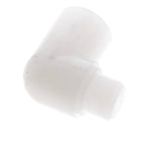90 Grad abgewinkeltes Fitting G3/8'' Außengewinde x Innengewinde PVDF 10bar (140,5psi) FDA